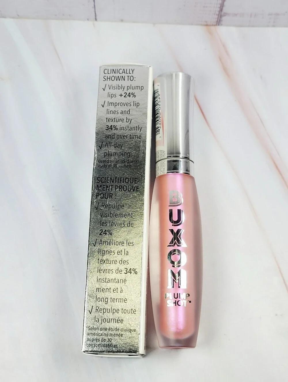 Buxom Plump Shot Peptide Lip Serum Multichrome Tint BNIB